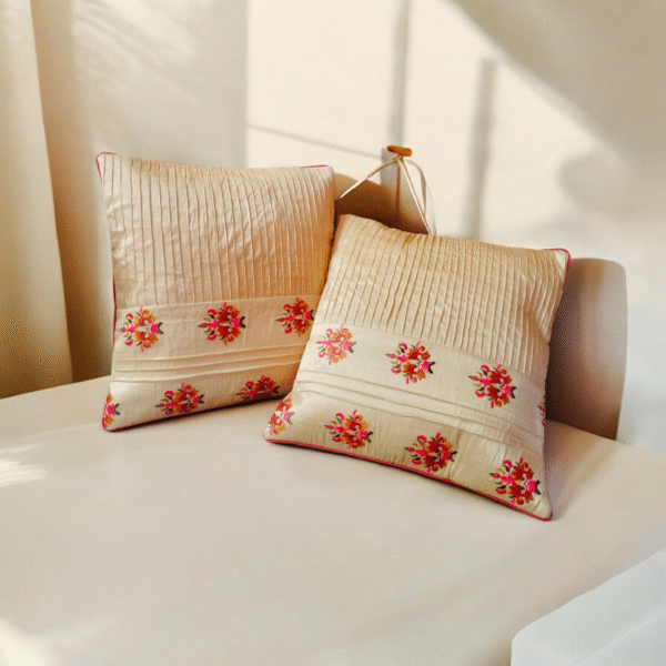 Row Silk Cushion Cover *FREE DELIVERY