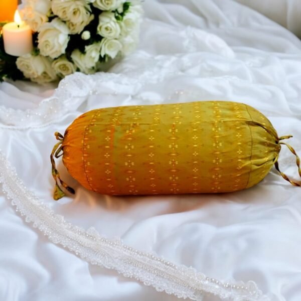 Yellow Wiving Bolster Cover *FREE DELIVERY